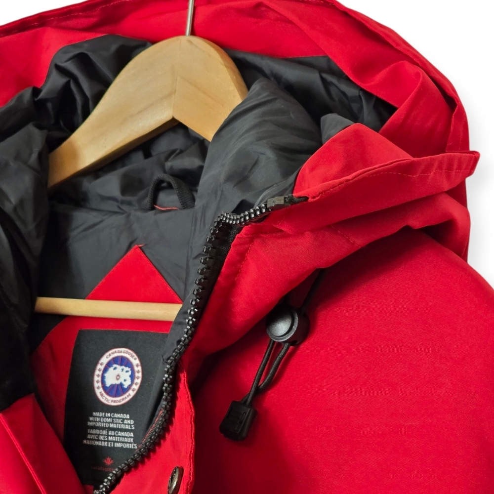 Canada Goose Men's Hooded MacMillan Parka Red XXL - Picture 5 of 16